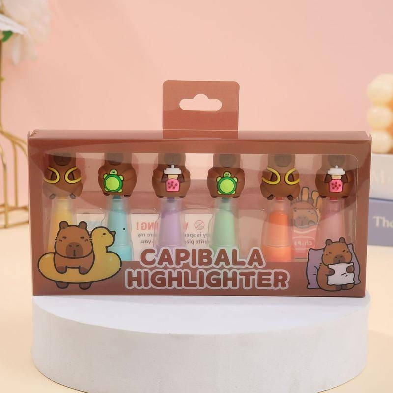 Imagem de  Kit Marca Texto Mini Capivara 