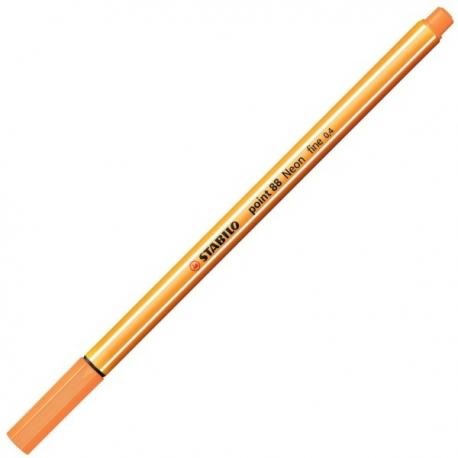 Imagem de Caneta Stabilo Point 88 Fine 0.4 Neon Laranja